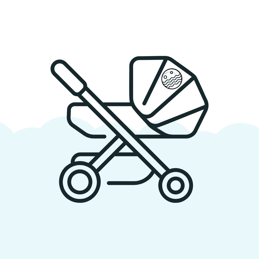 Stroller with carrycot for rent in Barcelona