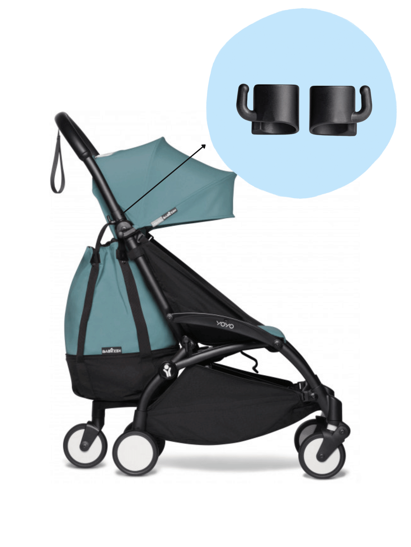 stroller hooks for babyzen yoyo Babyzen YOYO Bag Hooks – Pack of 2 (Left + Right) – Bubuclean