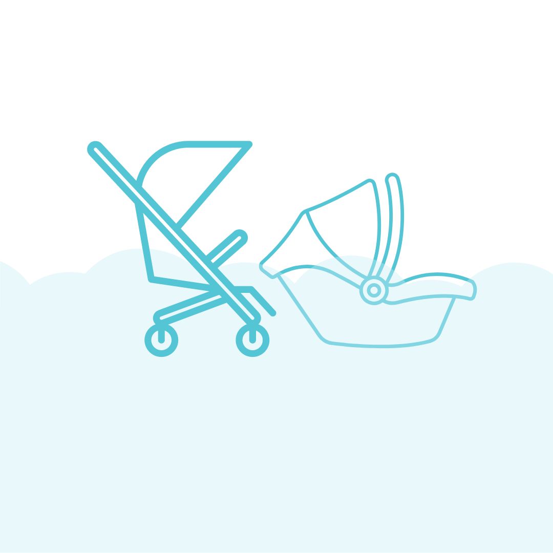 Pack de nettoyage pour poussette et siège auto