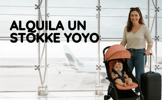 Alquila tu YOYO Stokke en España: la silla de paseo perfecta para viajar en avión