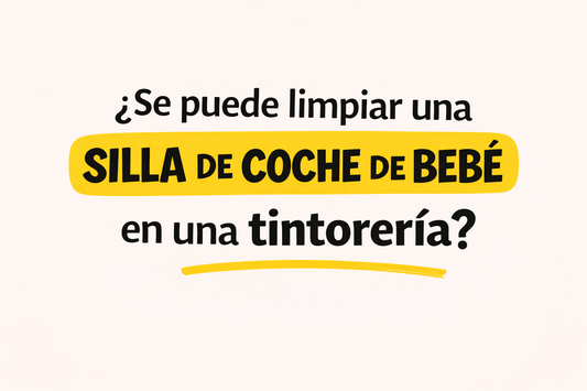 ¿Se puede limpiar una silla de coche de bebé en una tintorería?  ¿Es buena idea llevar una silla de coche de bebé a una tintorería? Descubre por qué los especialistas recomiendan una limpieza profesional específica.