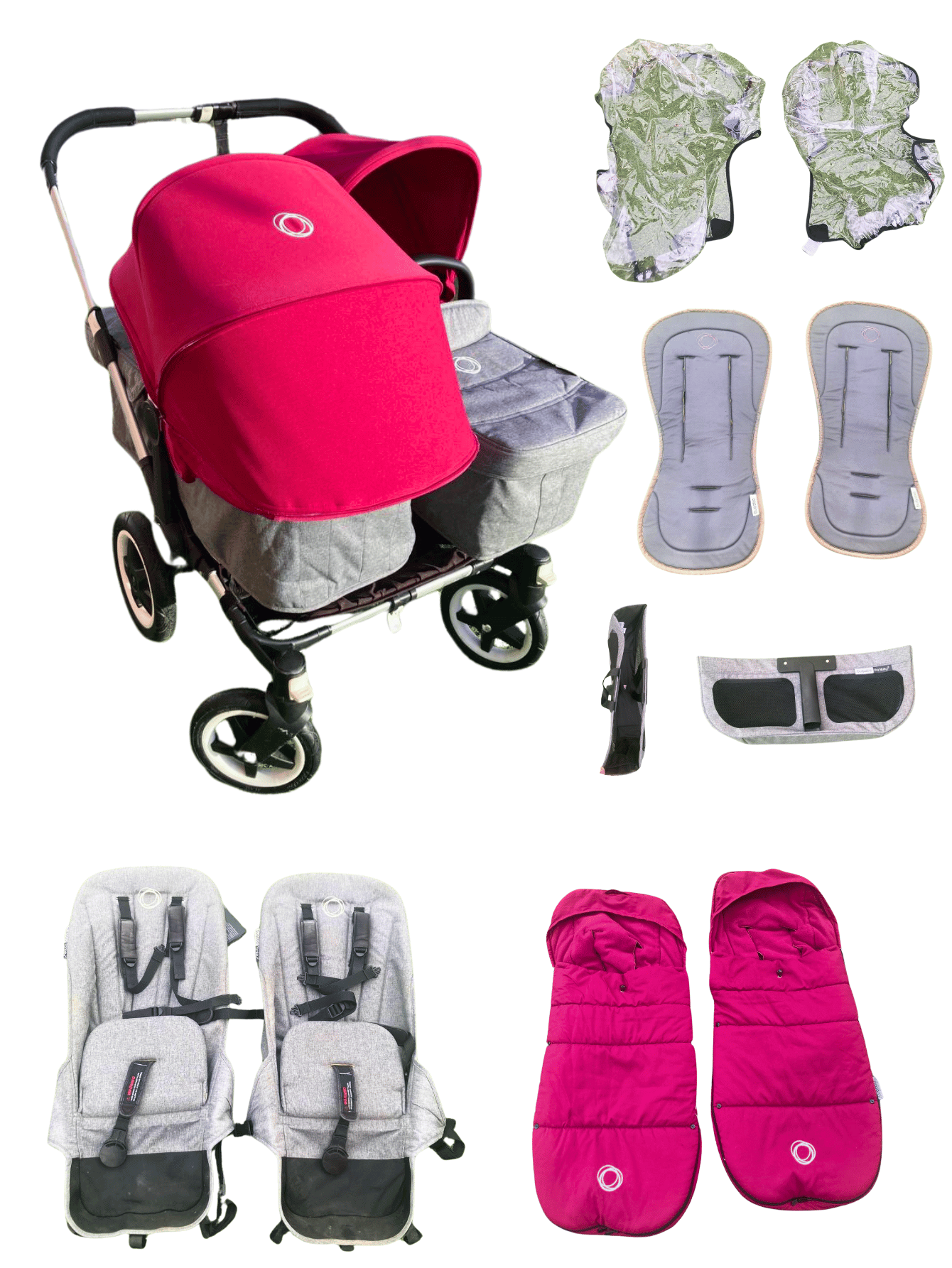 Bugaboo donkey gemelar 2da mano